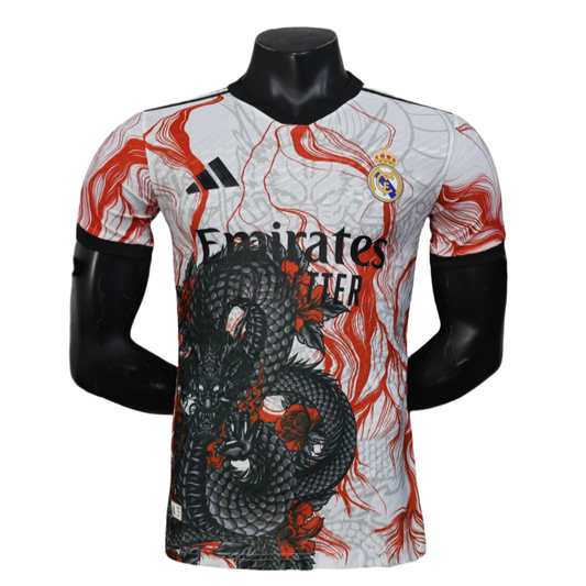 Real Madrid Black Dragon Shirt Special Edition Jersey 25-26