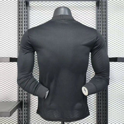 Player Version 2025 Germany Black 125Th Anniversary Long Sleeve Jersey