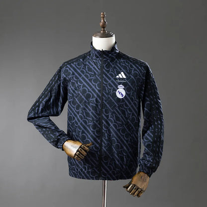 Real Madrid Reversible Jacket Windbreaker - Red & Heiss