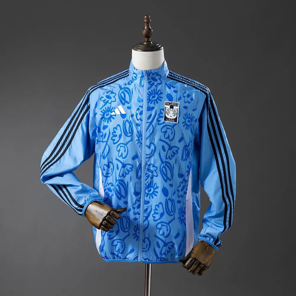 Tigres Reversible Jacket Windbreaker - Beige & Blue