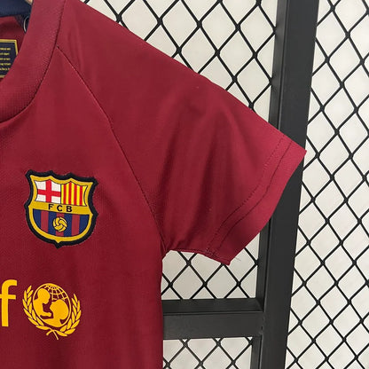 Barcelona 08-09 Home Retro Kids Kits Football Jersey