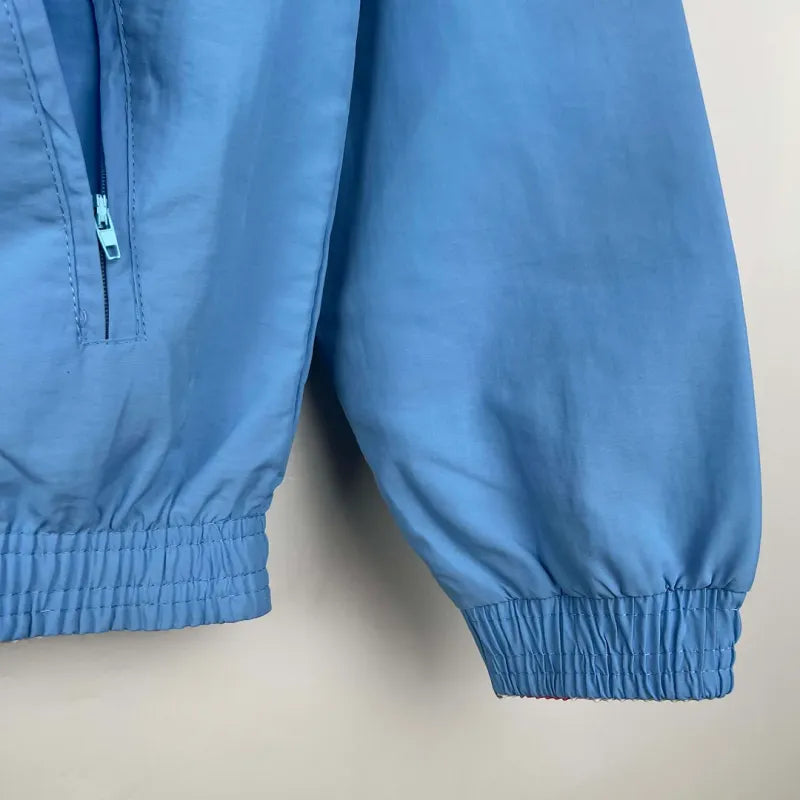 2023/2024 Manchester City Reversible Windbreaker Blue Soccer Jersey 1:1 Thai Quality