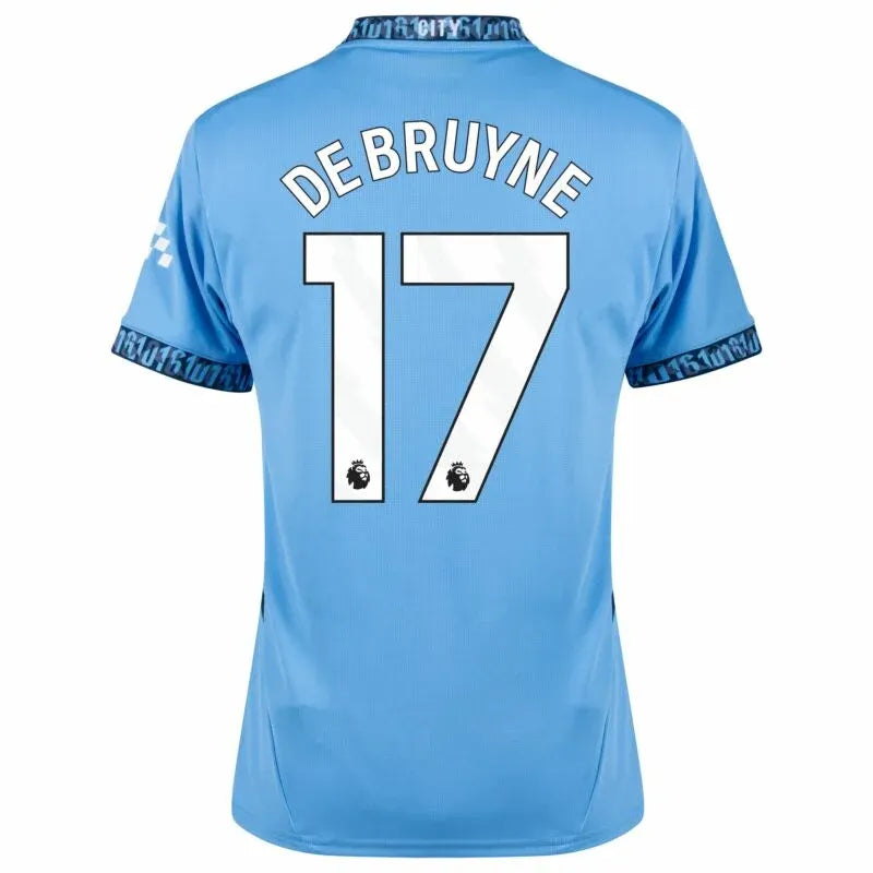 Manchester City Home De Bruyne 17 Shirt 2024-2025 Size：S-4XL