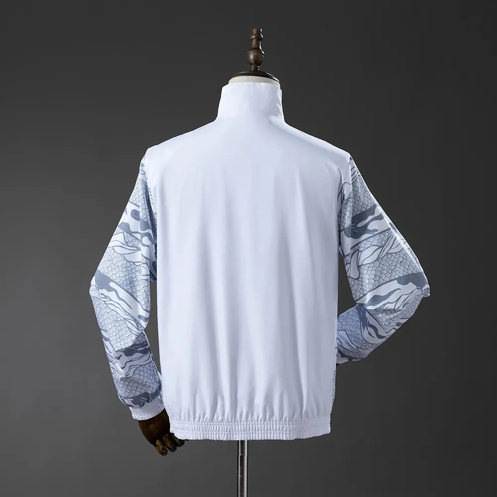 Manchester City Reversible Jacket Windbreaker - White & Mint Green