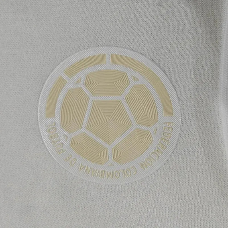 Colombia Nation 2024 100th Anniversary White Hoodie Jacket