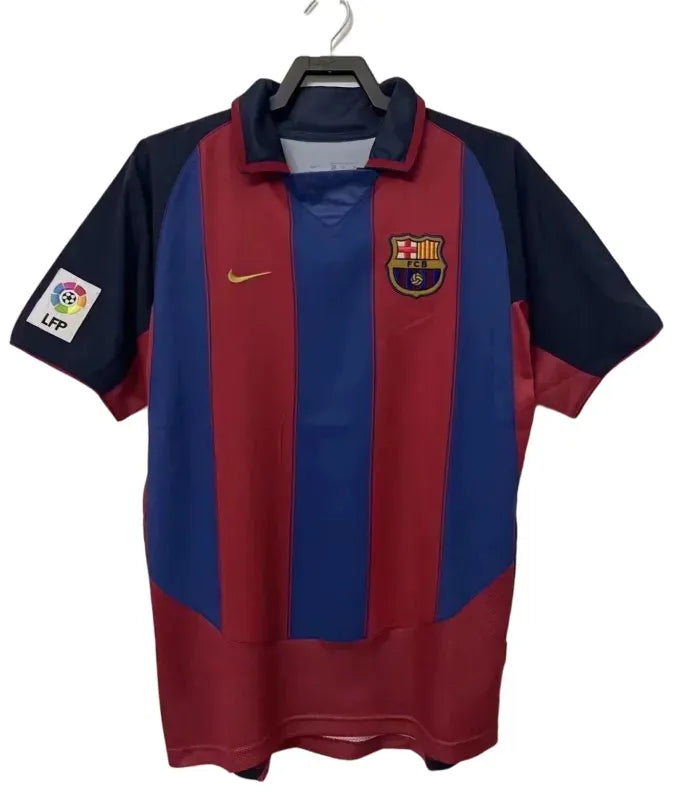 Barcelona Ronaldinho #10 Retro Jersey Home 2003-04