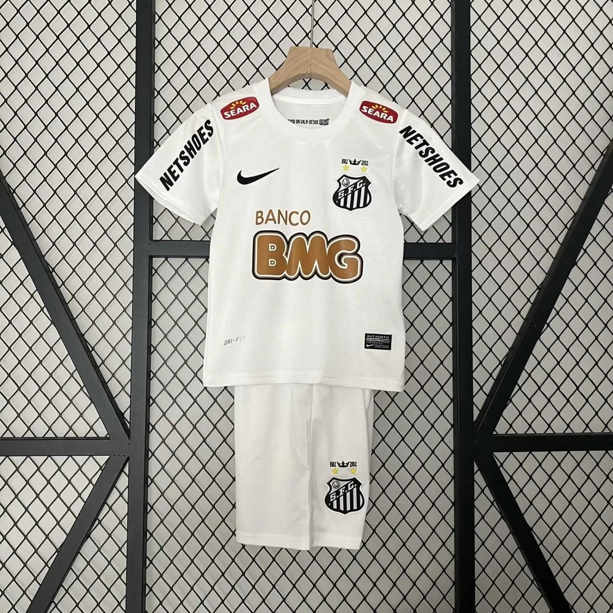 Santos FC Retro Kids Kits Jersey Home 2012-13