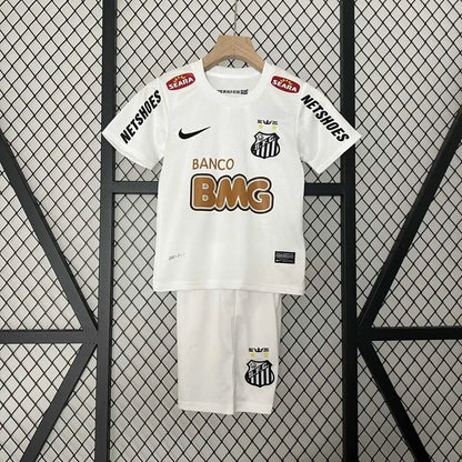 Santos FC Retro Kids Kits Jersey Home 2012-13