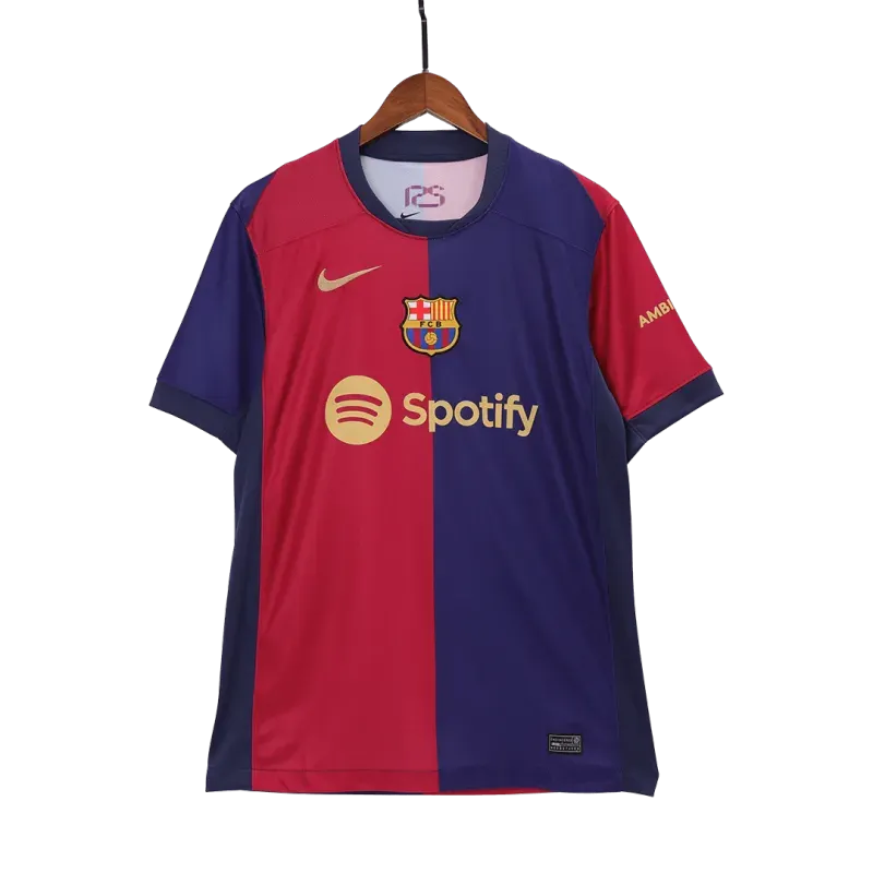 2024-25 LAMINE YAMAL #19 Barcelona Soccer Jersey Home Custom Shirt
