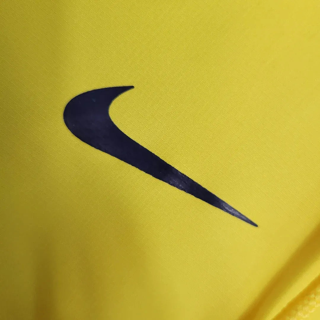 2023/2024 Brazil Windbreaker(Yellow-Grey)Football Shirt