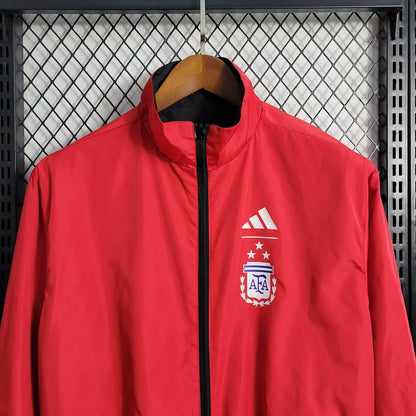 2023/2024 Argentina Reversible Windbreaker(Red-Black)Football Shirt