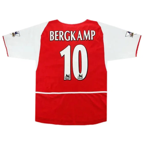 02-04 Arsenal Bergkamp #10 Retro Jersey Home