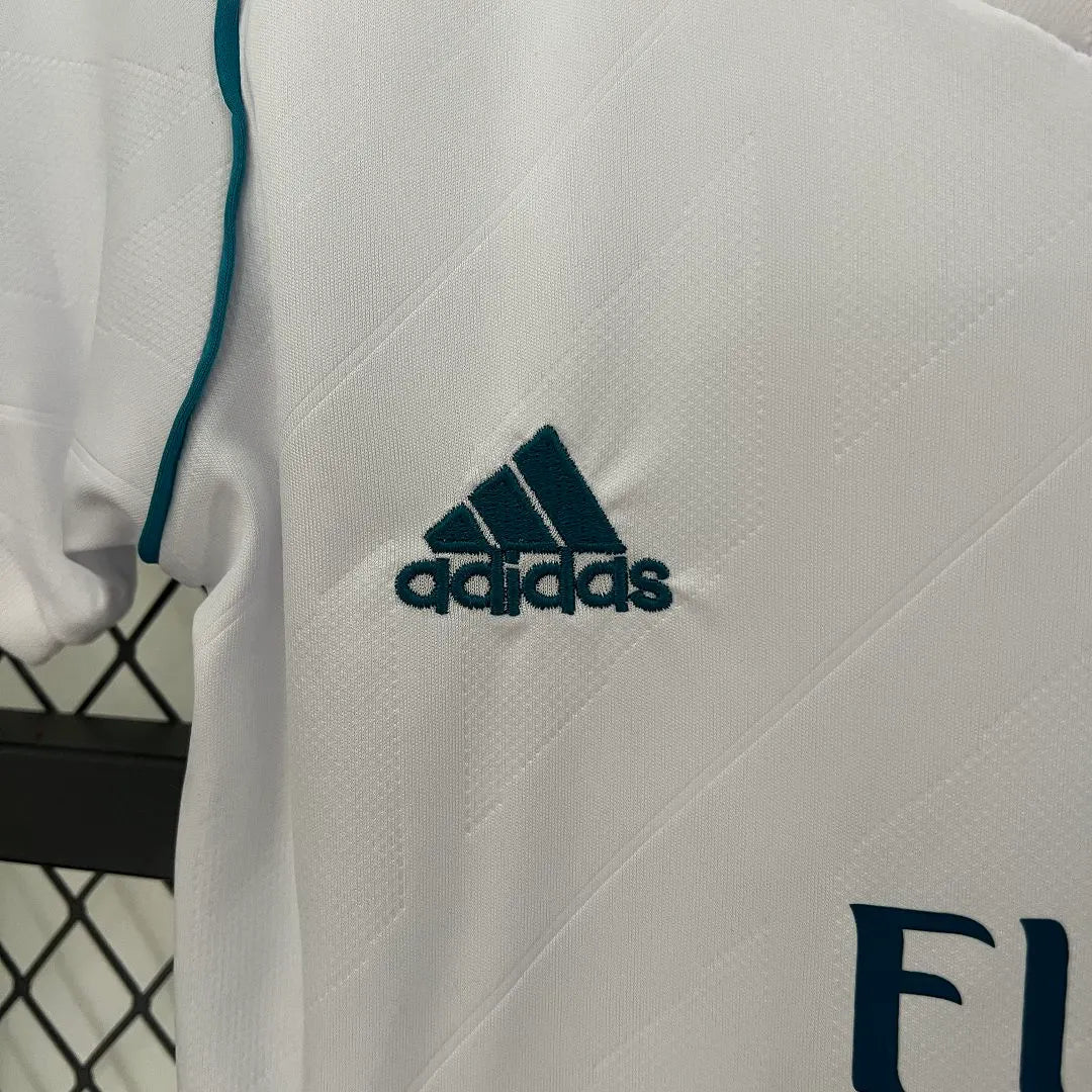 Real Madrid 17-18 Home Retro Kids Kit Soccer Jersey