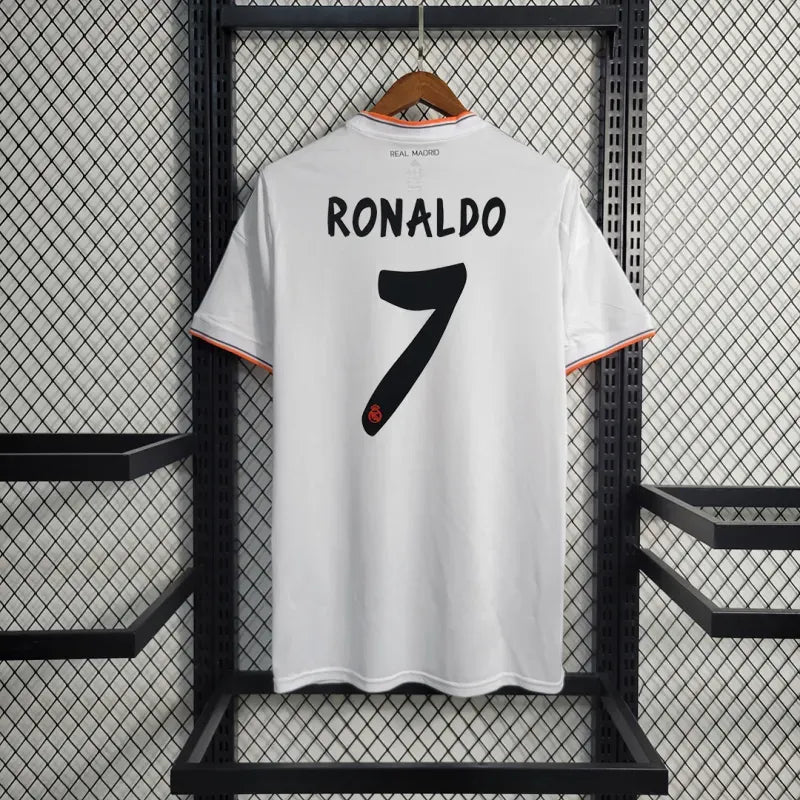 2013-14 Real Madrid RONALDO #7 Home Retro Jersey