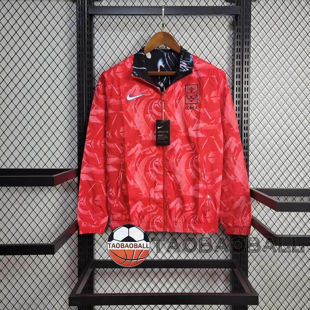 2024 South Korea Reversible Windbreaker Football Shirt