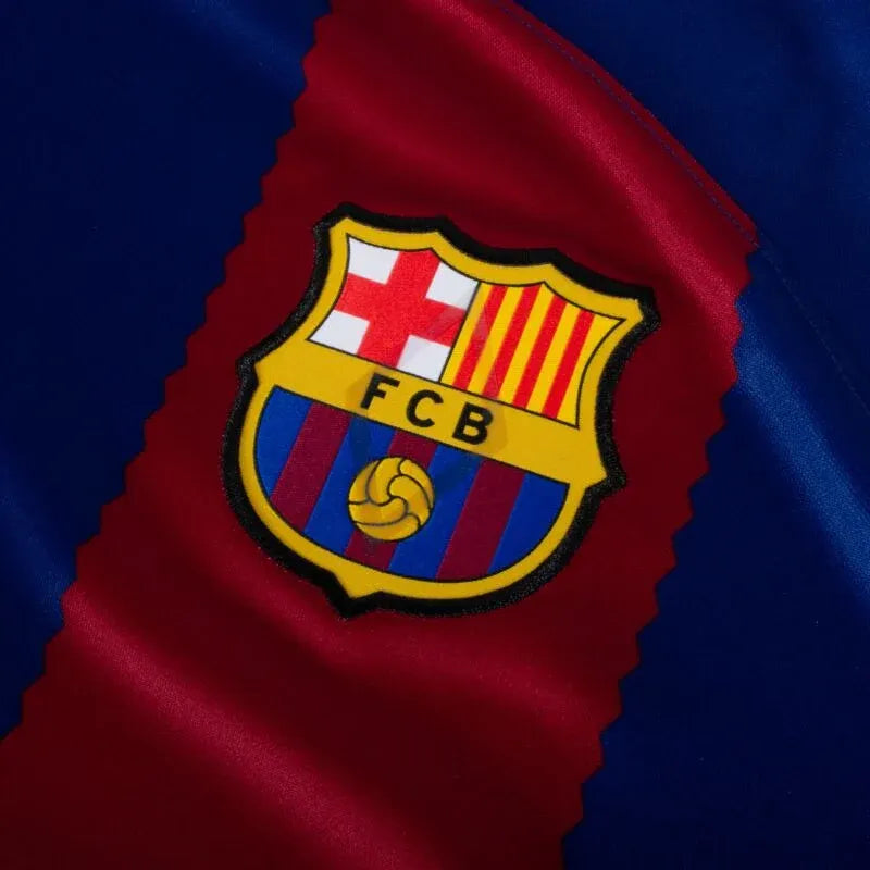 Barcelona Home Shirt incl. Messi 10 x8 Ballon D'or Winners Print 23-24 Size S-2XL