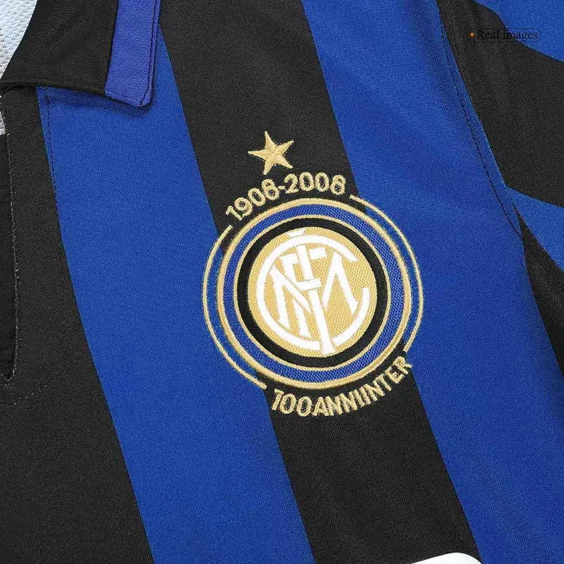 07-08 Inter Milan Retro 100th Anniversary Home Jersey