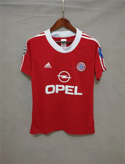 01-02 Bayern Munich Retro Jersey Home UCL