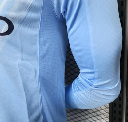 Player Version 25-26 Manchester City Home Long Sleeve Jersey