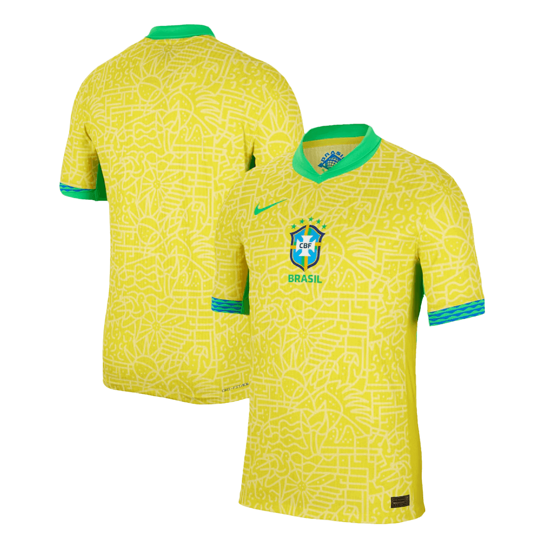 Authentic Nike Soccer Jersey Brazil Home Shirt 2024