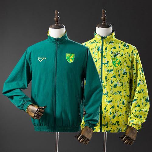 Norwich City Reversible Jacket Windbreaker - Blue & Yellow