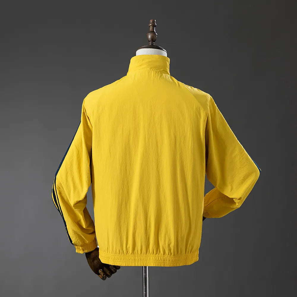 Real Madrid Reversible Jacket Windbreaker - Yellow & Red
