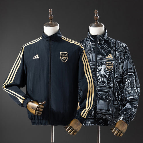 Arsenal Reversible Jacket Windbreaker - Black