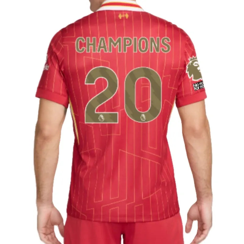 Liverpool Shirt Home Stadium Jersey 24-25 - CHAMPIONS 20