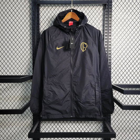 2023/2024 Corinthians Windbreaker Black Football Shirt