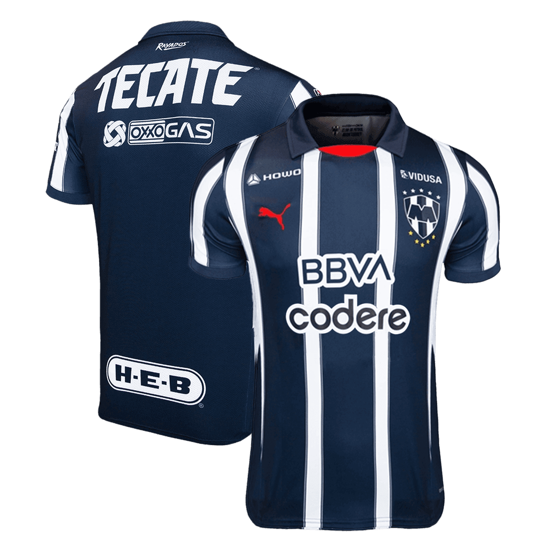 SERGIO RAMOS #93 Authentic Soccer Jersey Monterrey Home Shirt 2024-25