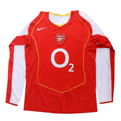 04-05 Arsenal Retro Home Long Sleeve Jersey