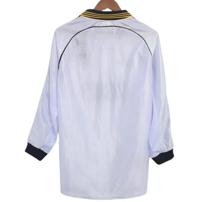 Real Madrid 1999/00 Retro Away Soccer Jersey Long Sleeve