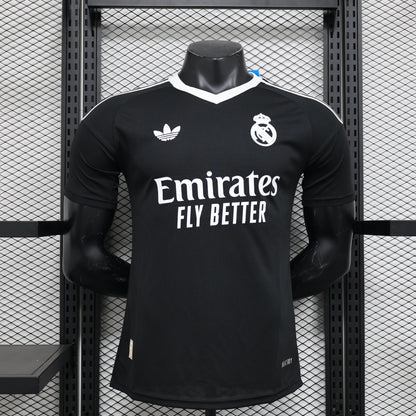 25-26 Real Madrid Black Goalkeeper Jersey