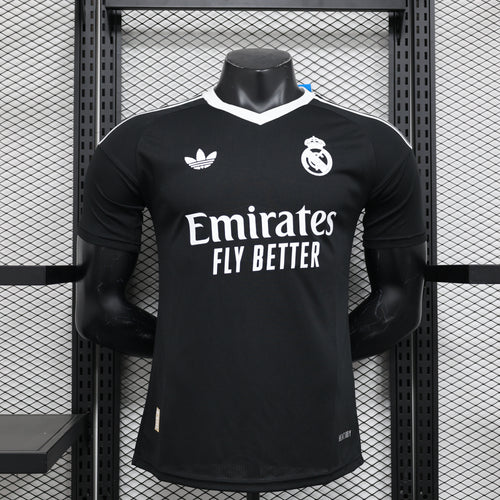 25-26 Real Madrid Black Goalkeeper Jersey