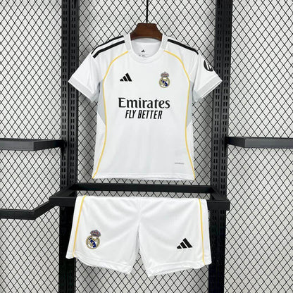 25-26 Kids Real Madrid Home Jersey