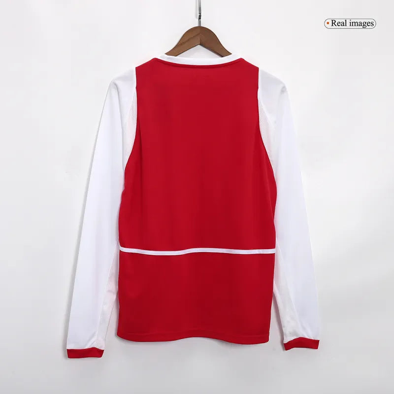 02-04 Arsenal Retro Home Long Sleeve Jersey