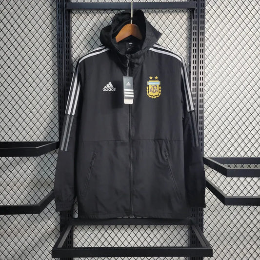 2023/2024 Argentina Windbreaker Black Football Shirt 1:1 Thai Quality