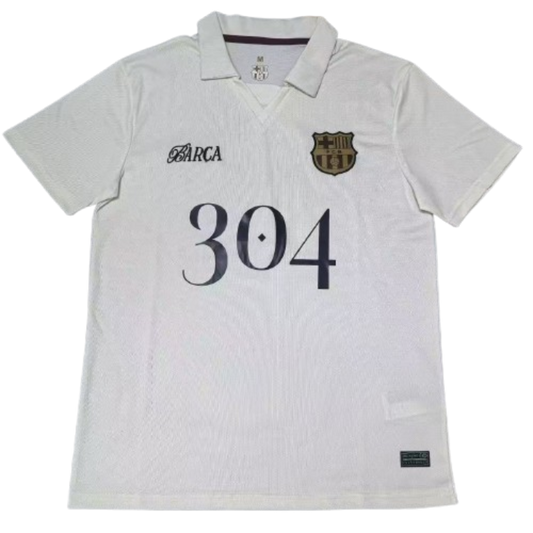 Barcelona POLO Shirt Lamin Yamal 304 White 24-25