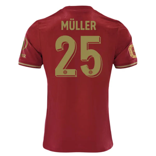 MÜLLER #25 Bayern Munich Soccer Jersey Shirt 2024/25 125th Anniversary