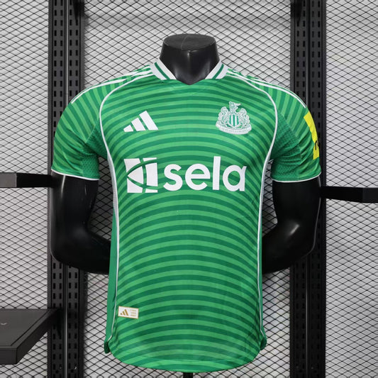 Player Version 25-26 Newcastle United Away Green Jersey
