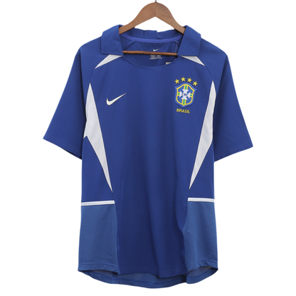Nike Brazil Retro Jersey Away Soccer Shirt 2002