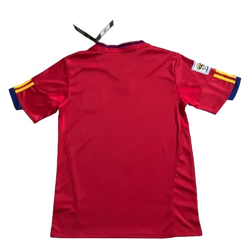 2010 Spain Nation Retro Jersey Home World Cup