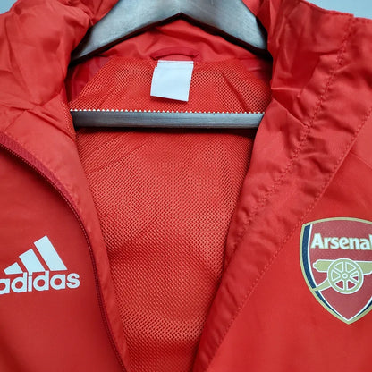 Arsenal Soccer Jersey Windbreaker Red 2021