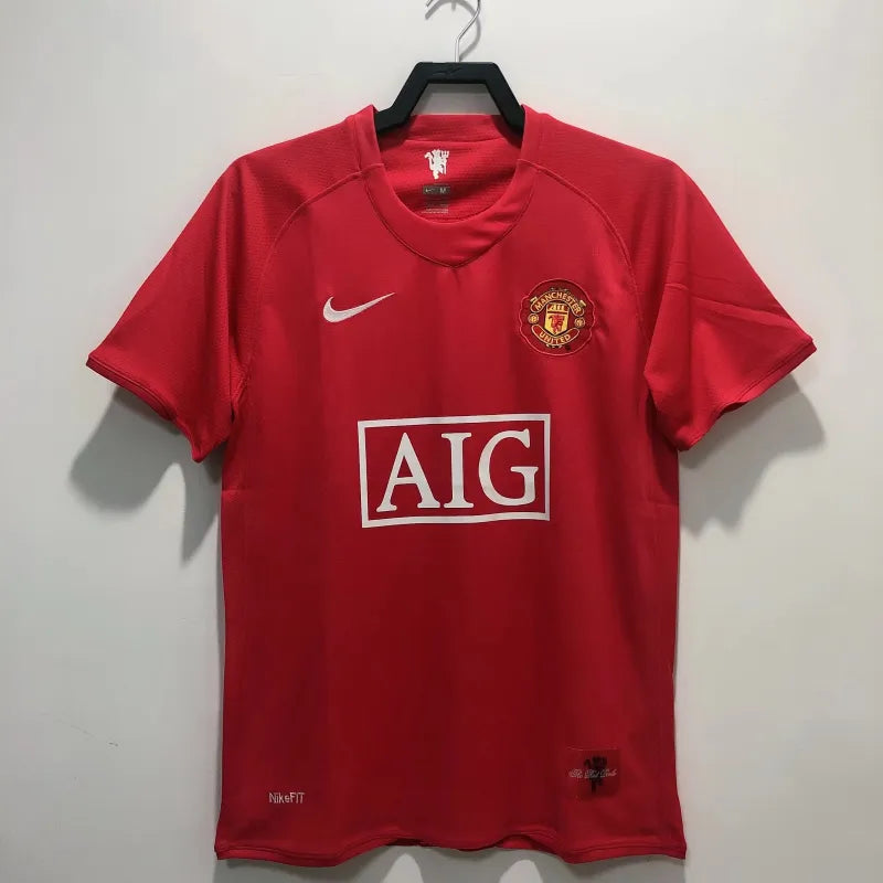 2007-08 Manchester United RONALDO #7 Retro Jersey Home