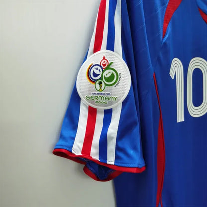 France World Cup 2006 Zidane #10 Retro Jersey Home