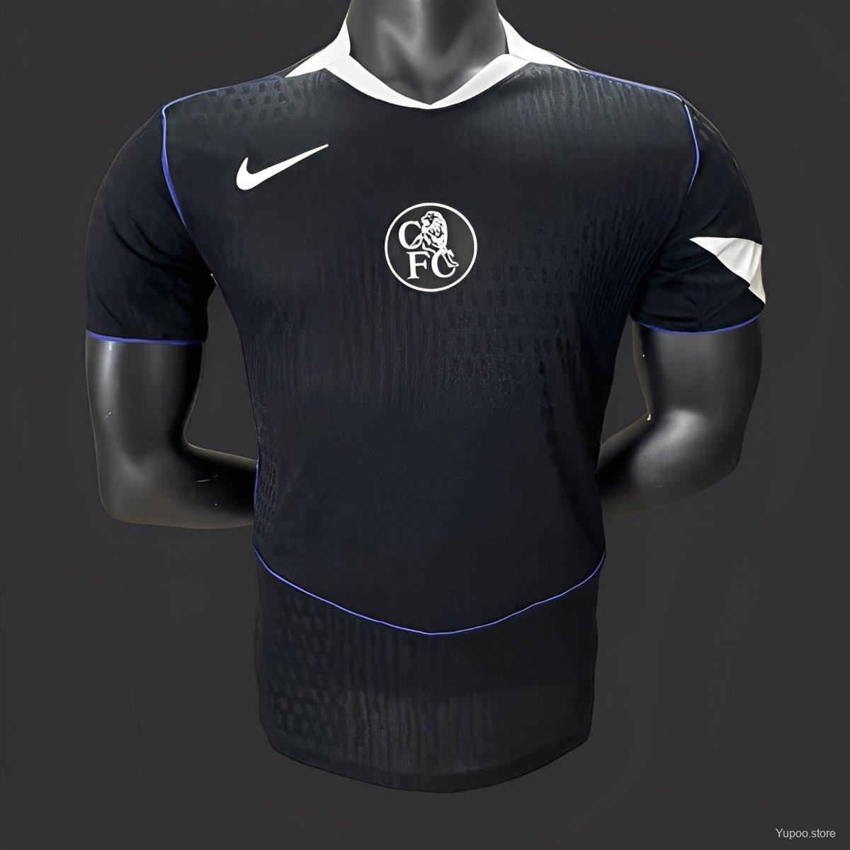 Player Version 25-26 Chelsea Third Black Jersey