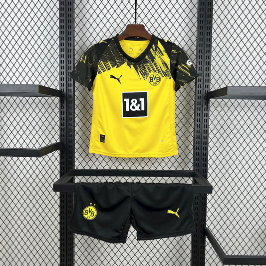 Borussia Dortmund 2025-26 Home Kids Kit