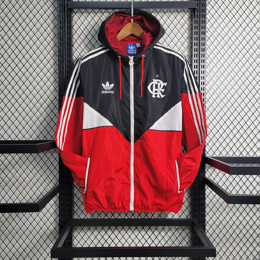 2023/2024 Flamengo Windbreaker(Red-Black)Football Shirt