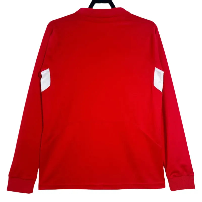Retro Liverpool FC Home Football Jersey Long Sleeve 2004/2005
