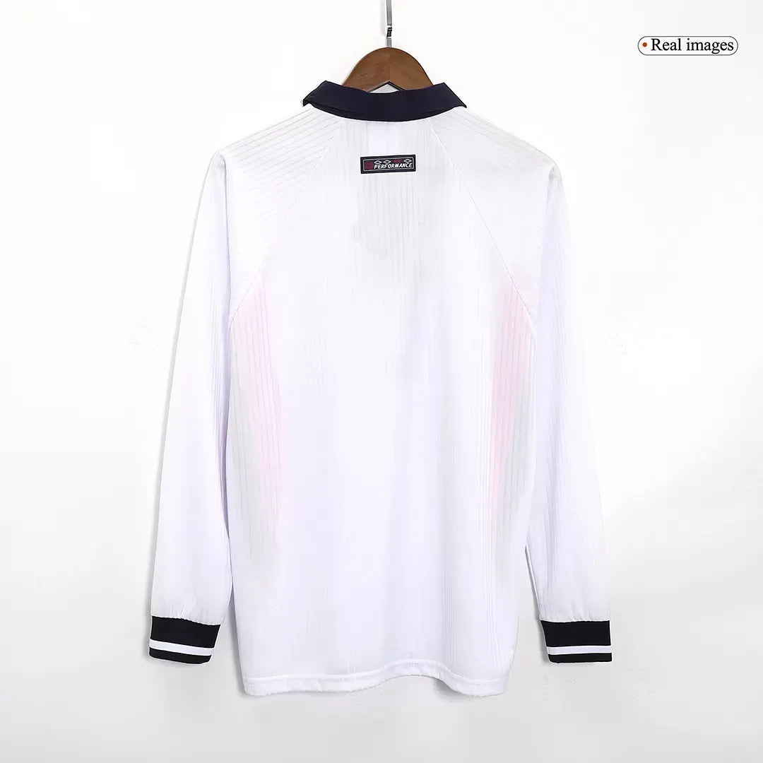 England World Cup 1998 Retro Long Sleeve Jersey Home